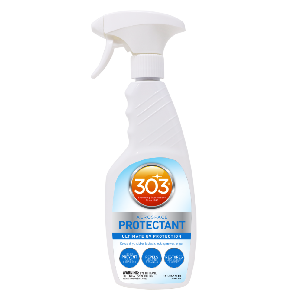 303 Aerospace Protectant Plastic Rubber Cuidado de Plásticos con Bloqueador UV 16 oz. / 473 ml