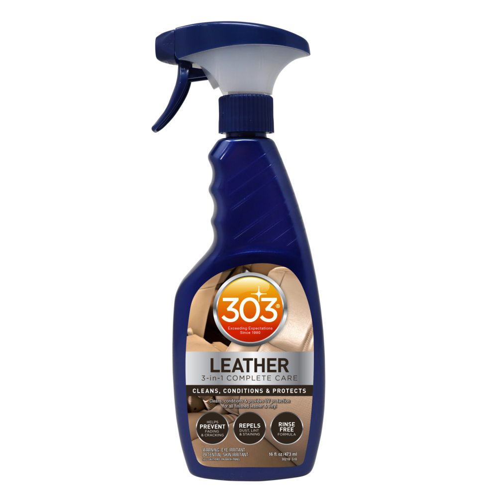 303  Automotive 3 in 1 Leather Cleaner 16oz / 473mL