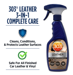 303  Automotive 3 in 1 Leather Cleaner 16oz / 473mL