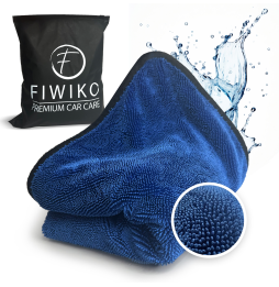 Fiwiko® Asciugamano per auto XXL 70 x 90 cm Ultra assorbente 600 GSM