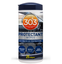 303 Auto Protectant Wipes - 25 Wet Towels