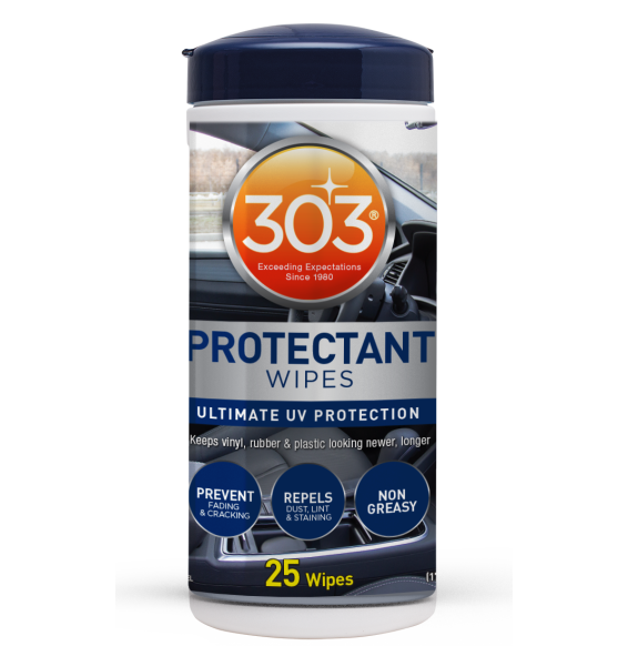 303 Auto Protectant Wipes - 25 Wet Towels