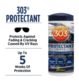 303 Auto Protectant Wipes - 25 Wet Towels