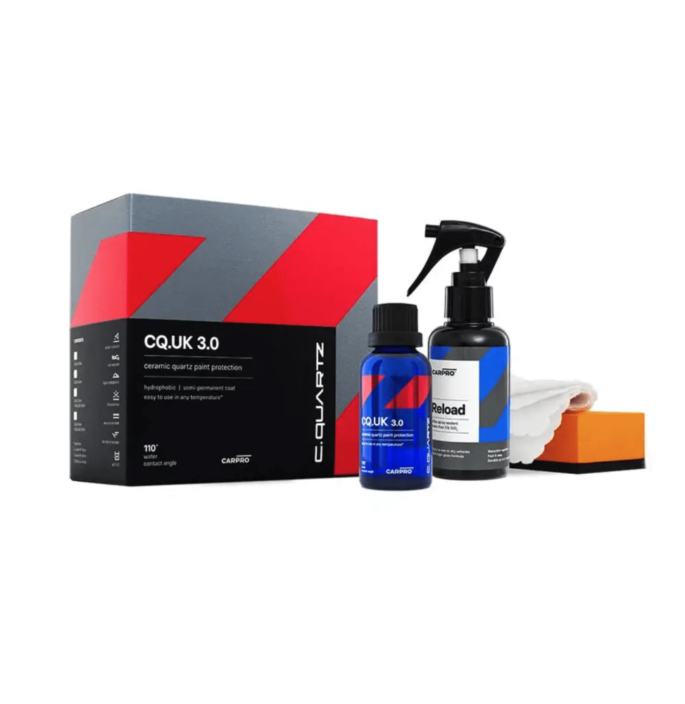 CarPro CQuartz UK 3.0 Recubrimiento Cerámico Kit de 30ml - Protección