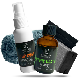 Fiwiko Si-R03 Ceramic Coating Kit 30ml + 50ml Top Coat Keramikversiegelung Beschichtung