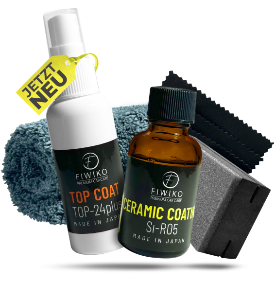 Fiwiko Si-R05 Ceramic Coating Kit 30ml + 50ml Top Coat Keramikversiegelung Beschichtung