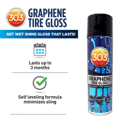 303 Graphene Tire Gloss Protezione UV ad alta brillantezza 500ml